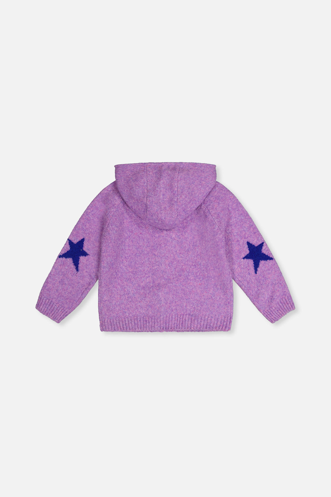 Hooded Knitted Cardigan Violet - J20LT31_05130