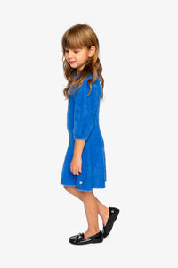 Hairy Knitted Dress Royal Blue - J20LT86_04640