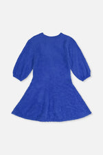 Hairy Knitted Dress Royal Blue - J20LT86_04640