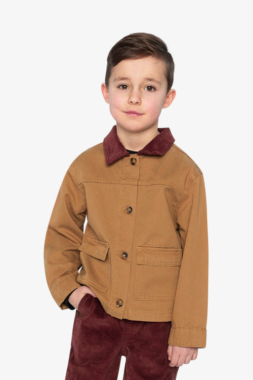 Barn Jacket Brown Yellow - J20M50_02410