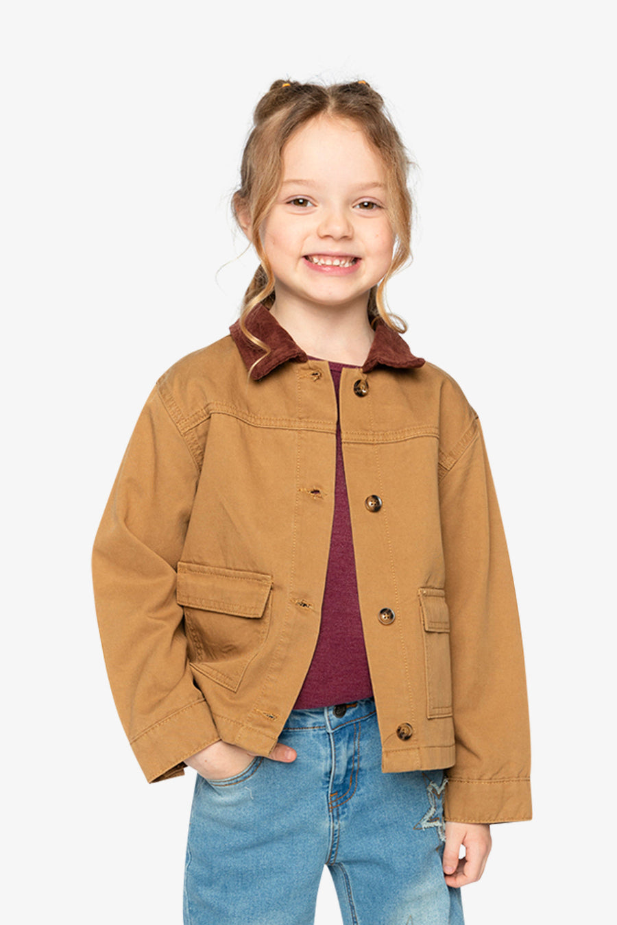 Barn Jacket Brown Yellow - J20M50_02410