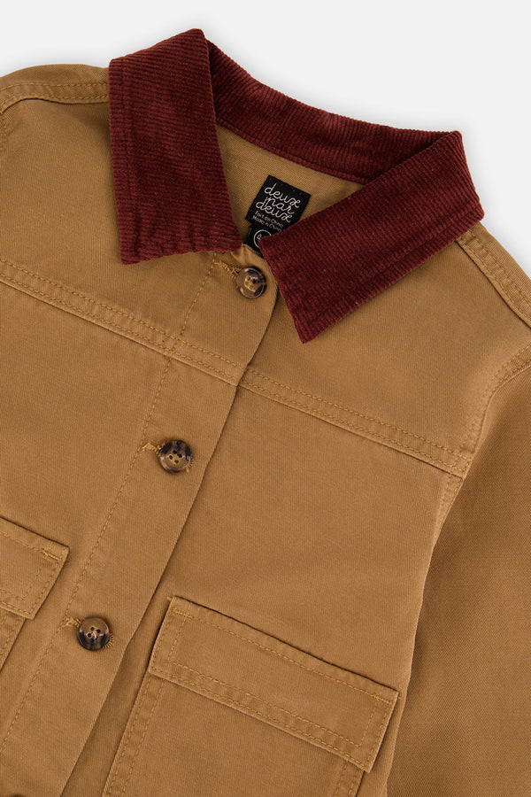 Barn Jacket Brown Yellow - J20M50_02410