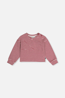 Soft Jersey Top Red And White Stripes - J20M71_2J285
