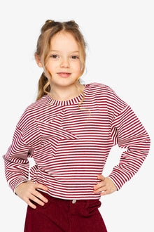 Soft Jersey Top Red And White Stripes - J20M71_2J285