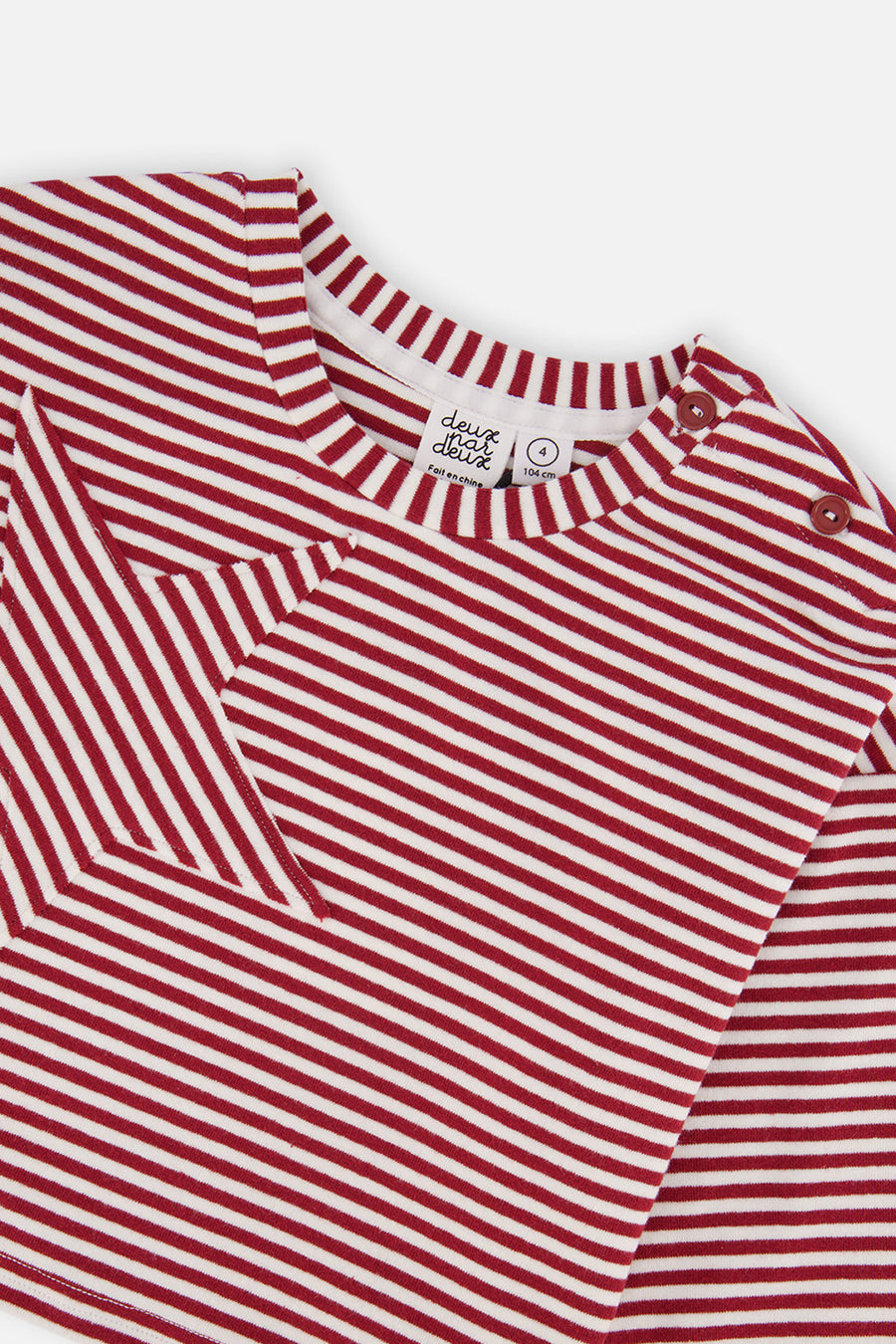 Soft Jersey Top Red And White Stripes - J20M71_2J285