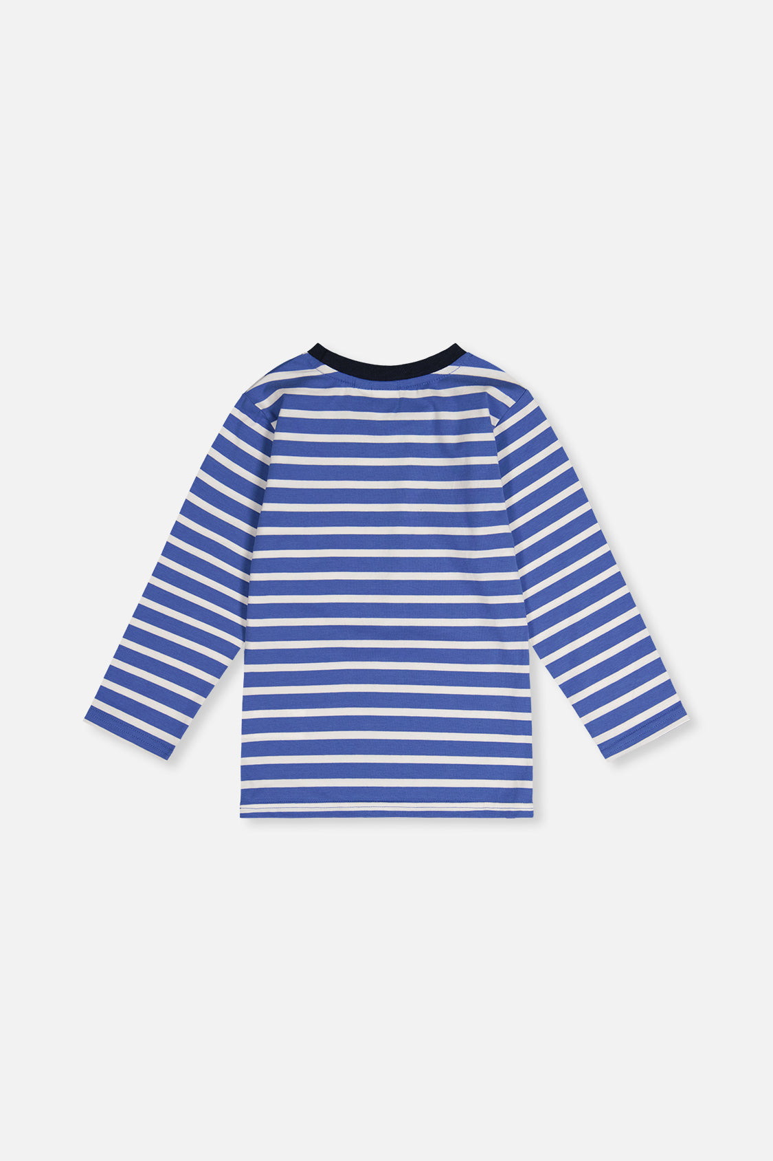 Long Sleeve T-Shirt Blue And White Stripes - J20M73_2J316