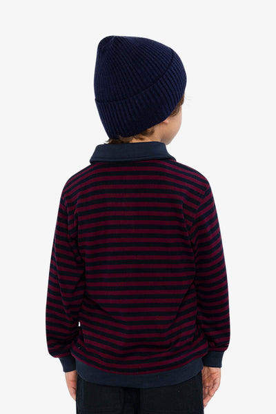 Brushed Jersey Top Red And Blue Stripes - J20M74_2J317