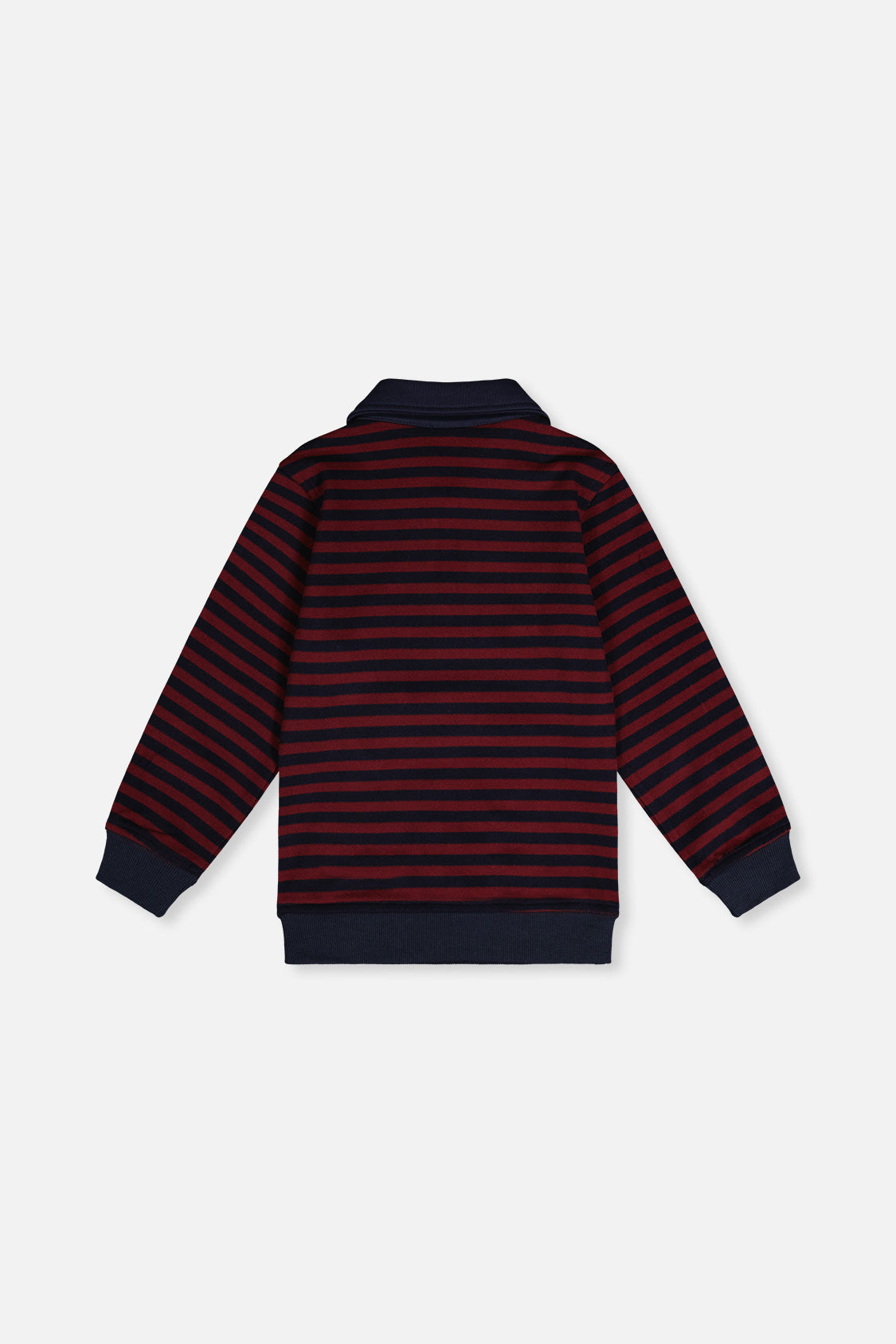 Brushed Jersey Top Red And Blue Stripes - J20M74_2J317