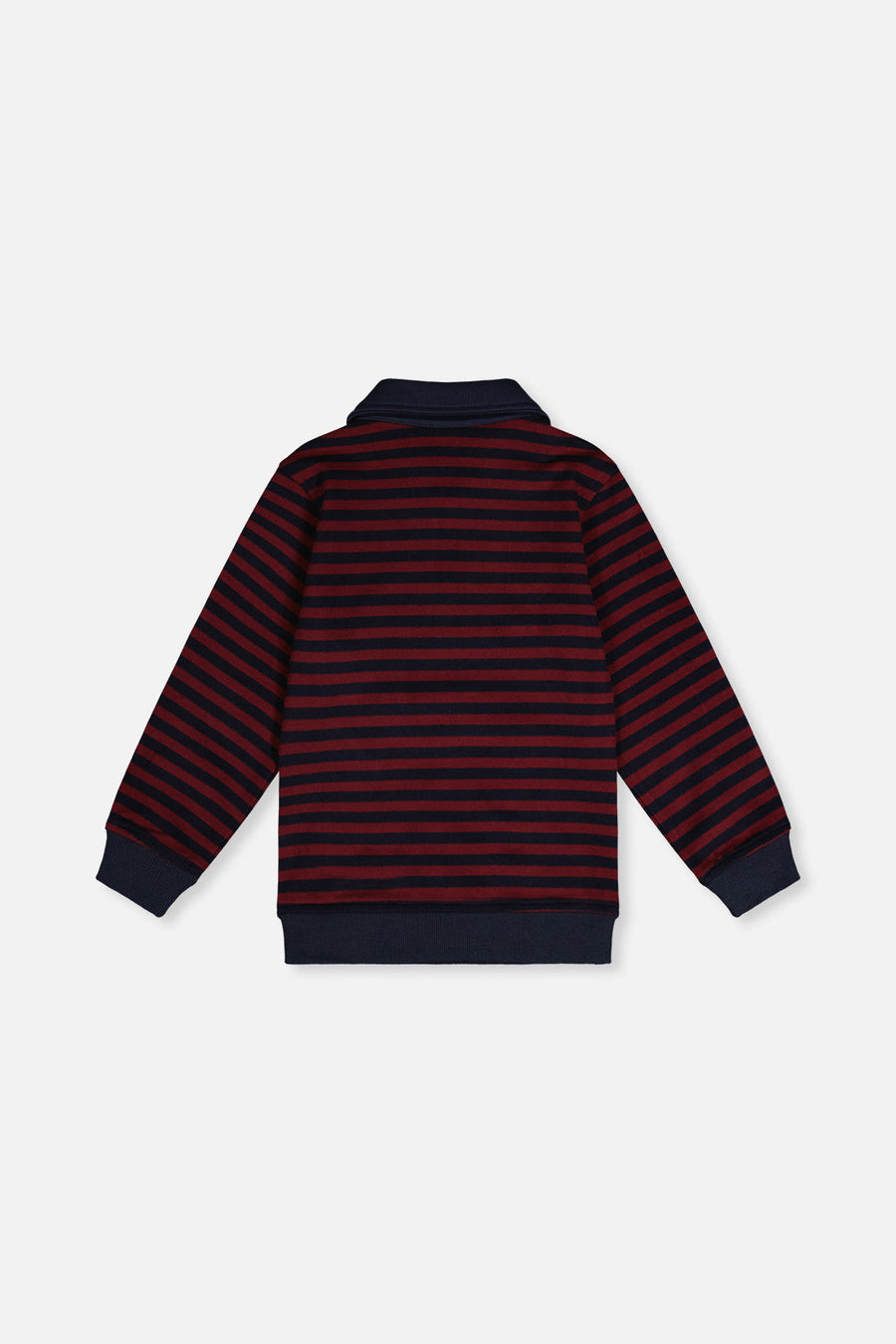 Brushed Jersey Top Red And Blue Stripes - J20M74_2J317