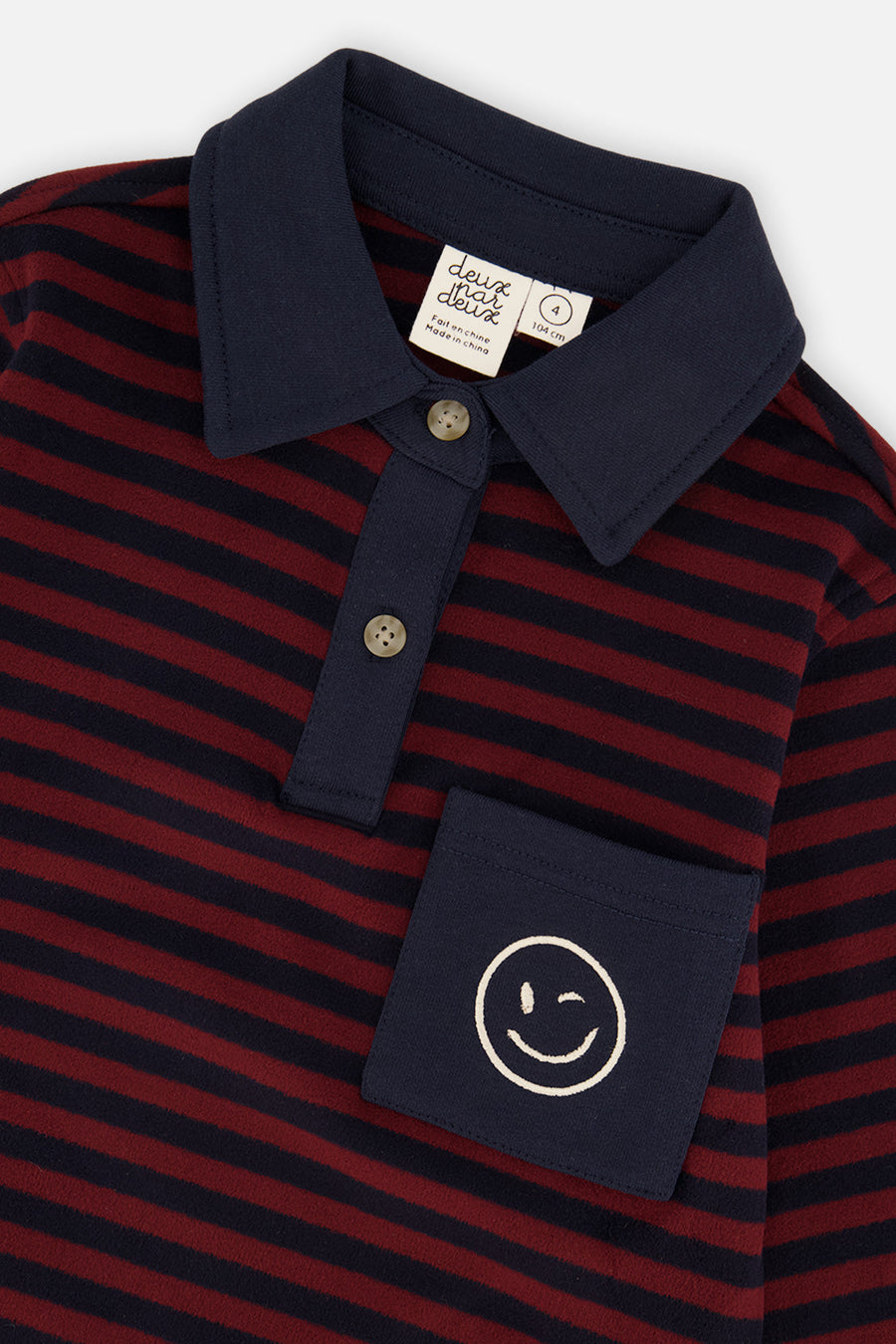 Brushed Jersey Top Red And Blue Stripes - J20M74_2J317