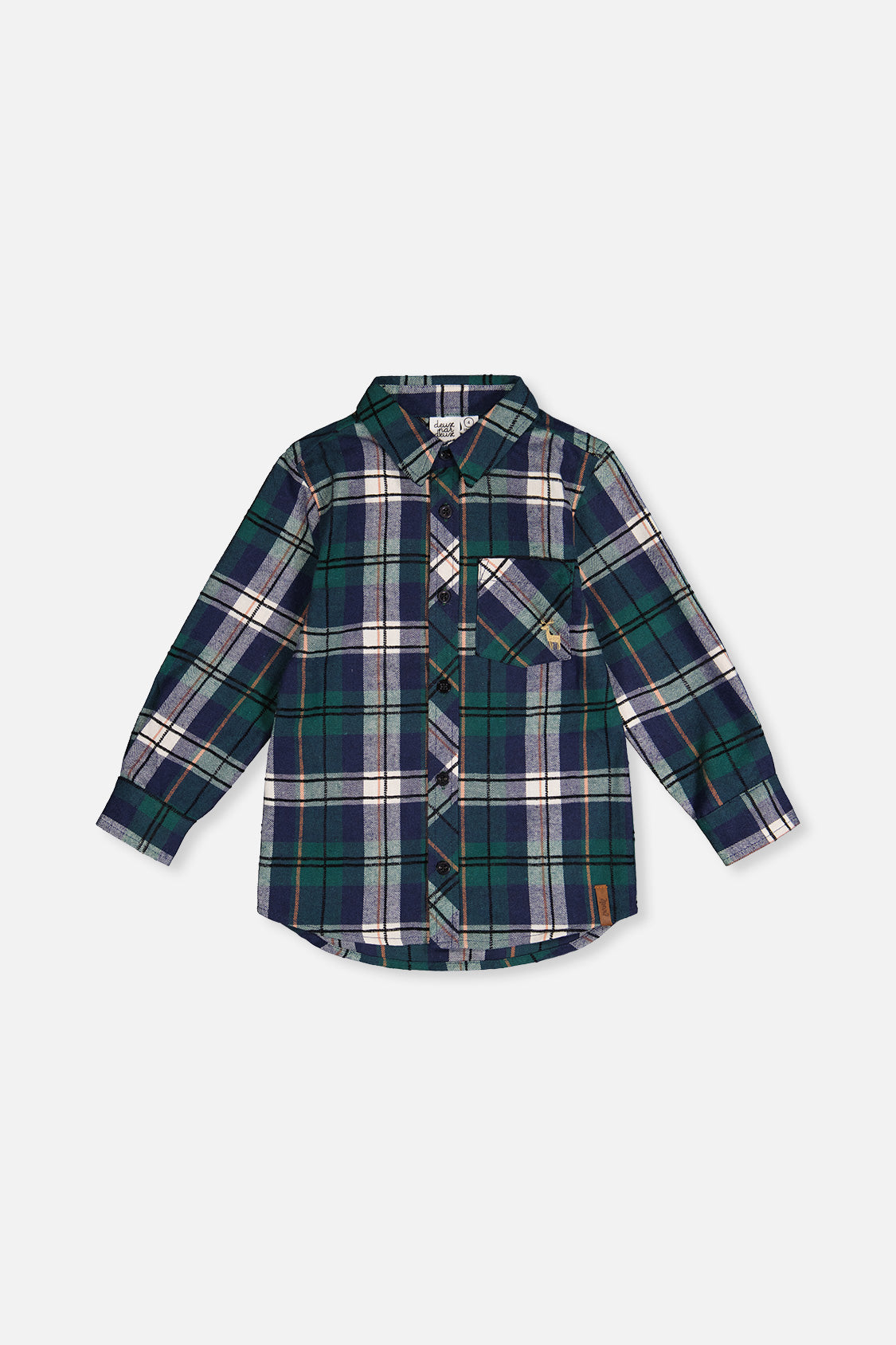 Plaid Shirt Blue And Green - J20OB16_2J314