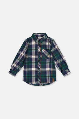 Plaid Shirt Blue And Green - J20OB16_2J314