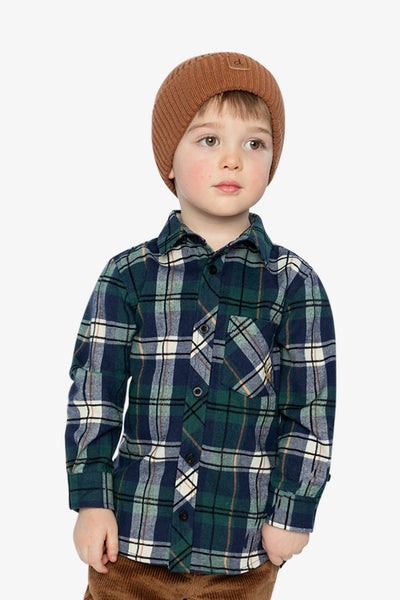 Plaid Shirt Blue And Green - J20OB16_2J314