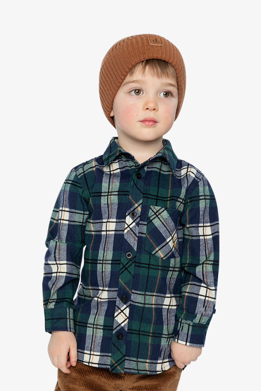 Plaid Shirt Blue And Green - J20OB16_2J314