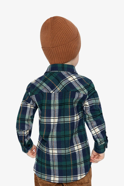 Plaid Shirt Blue And Green - J20OB16_2J314