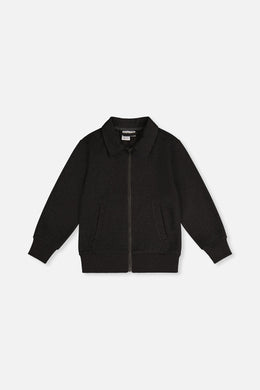 Front Zip Jacket Black - J20OB50_09990