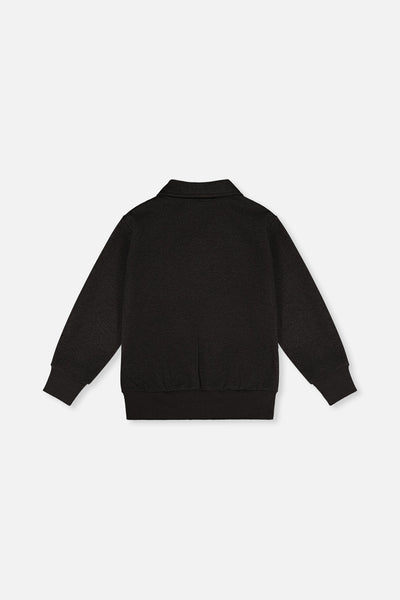 Front Zip Jacket Black - J20OB50_09990
