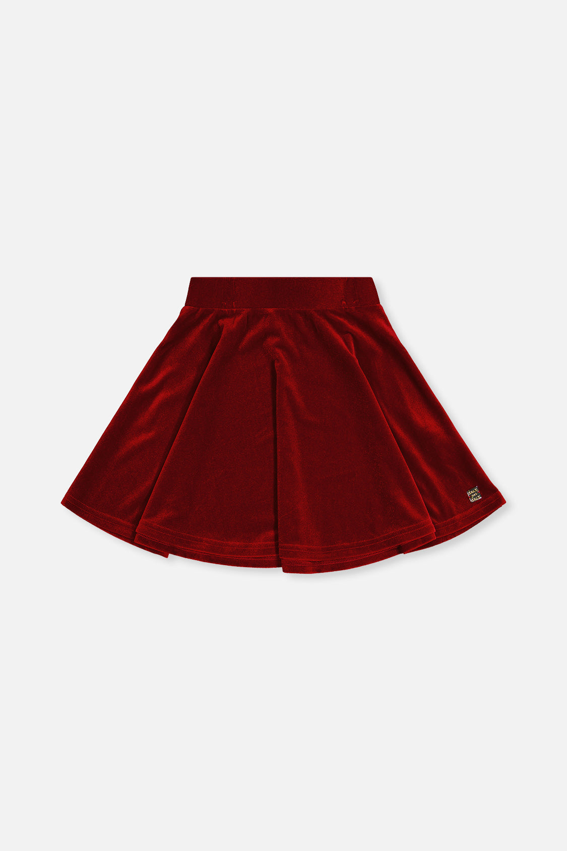 Velvet Skirt Red - J20OG81_07750