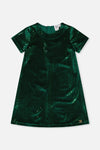 Short Sleeve A Line Dress Green Forest - J20OG86_03930