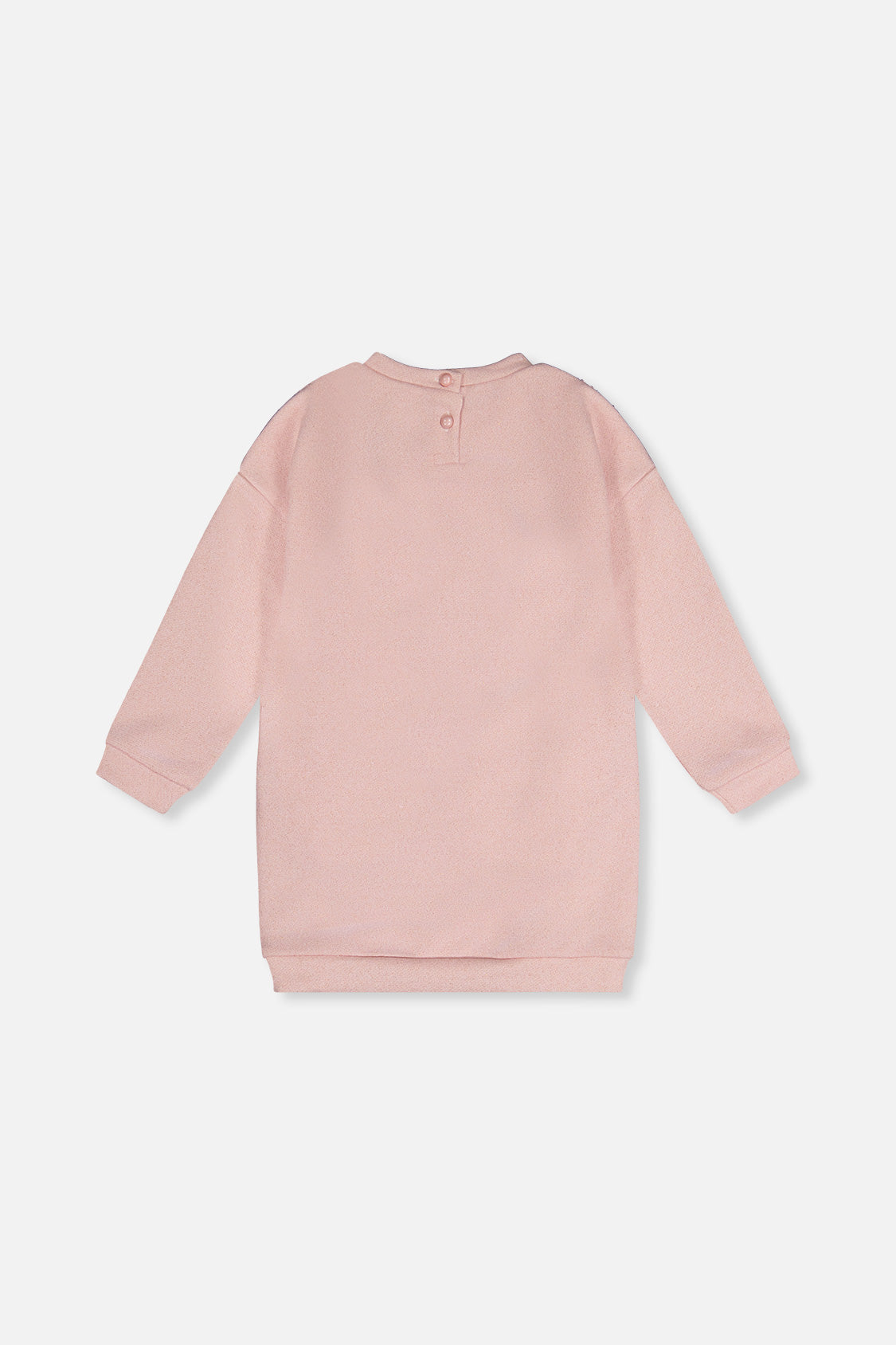 Sweatshirt Dress With Sequins Dusty Pink - J20OG87_06840