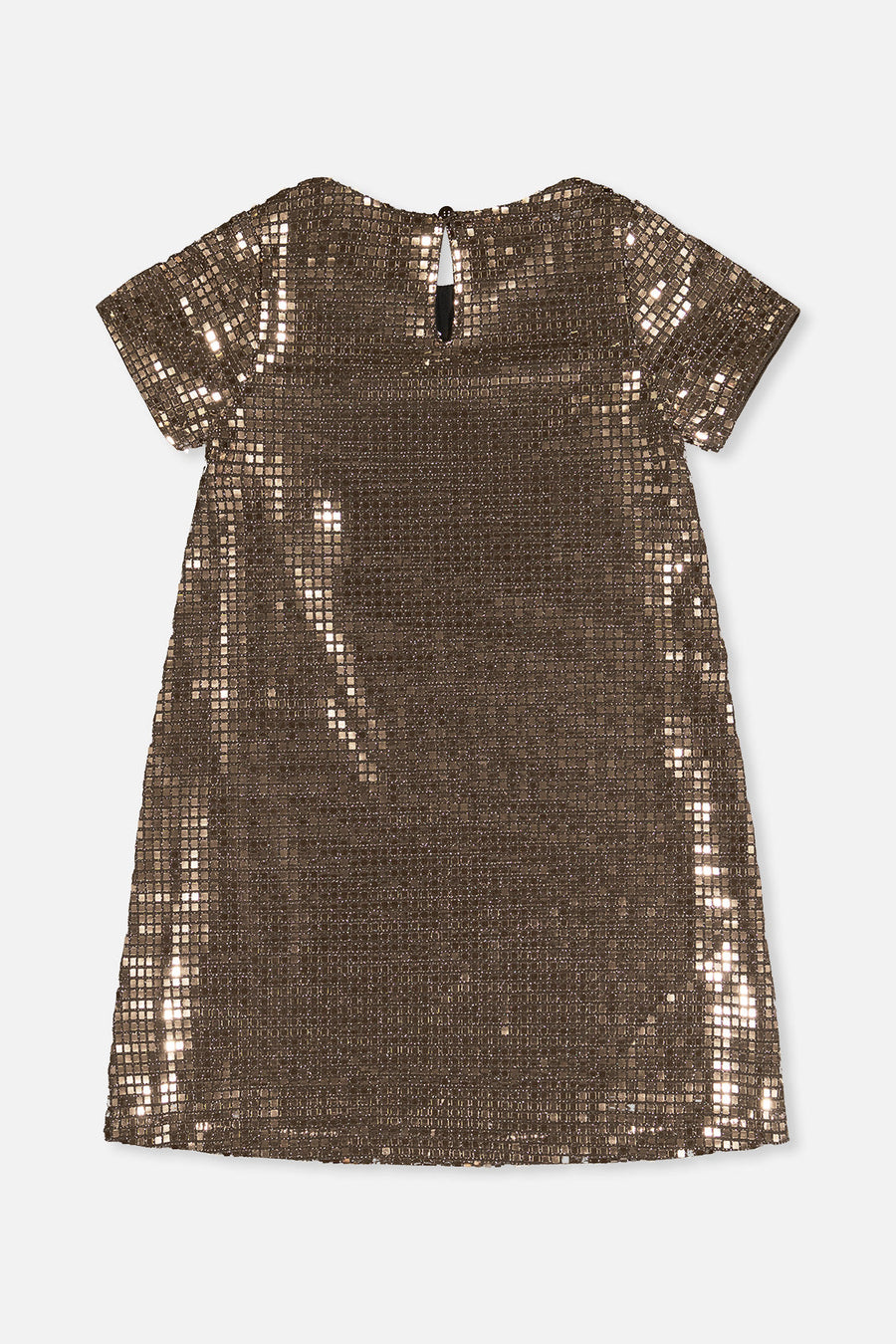 Short Sleeve A Line Dress Beige - J20OG92_01160