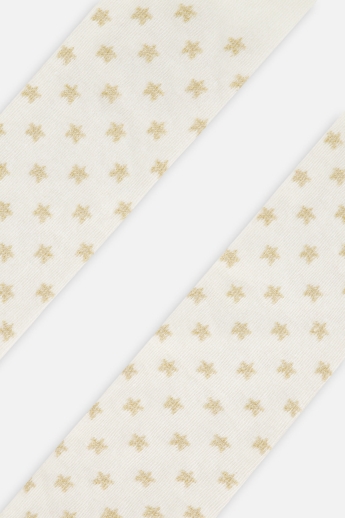 Baby Knit Heart Tights Off-White