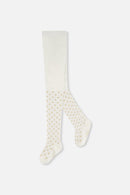 Knit Heart Tights Off-White - J20OGT_01010
