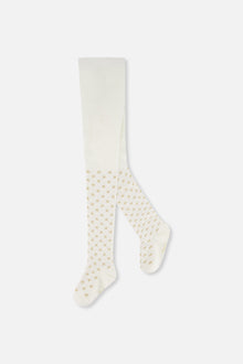Knit Heart Tights Off-White - J20OGT_01010