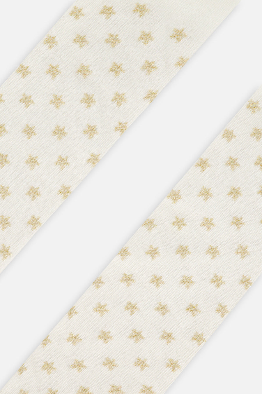 Knit Heart Tights Off-White - J20OGT_01010