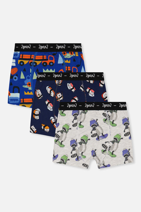 Boxer Pack Of 3 Fun Prints