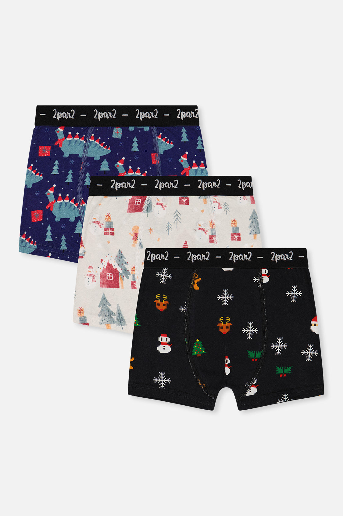 Boxer Pack Of 3 Holiday Prints