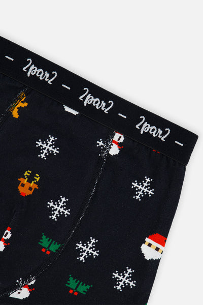 Boxer Pack Of 3 Holiday Prints