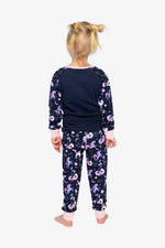 Organic Cotton Two Piece Pajama Set Purple Unicorn Print - J20PG10_2J217