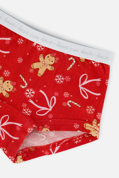 Boyshort Panty Pack Of 3 Holiday Prints