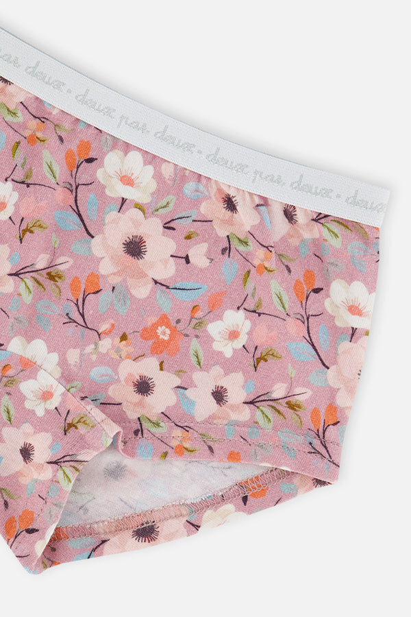 Boyshort Panty Pack Of 3 Feminine Prints