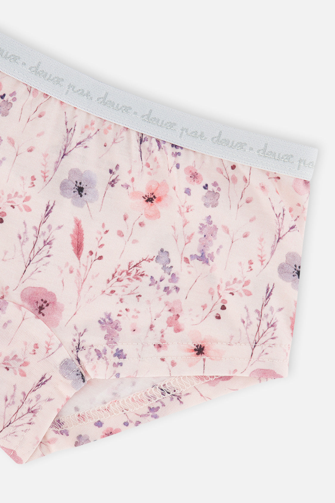Boyshort Panty Pack Of 3 Pink Floral Prints