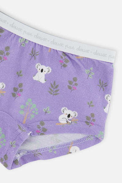 Boyshort Panty Pack Of 3 Pink Floral Prints
