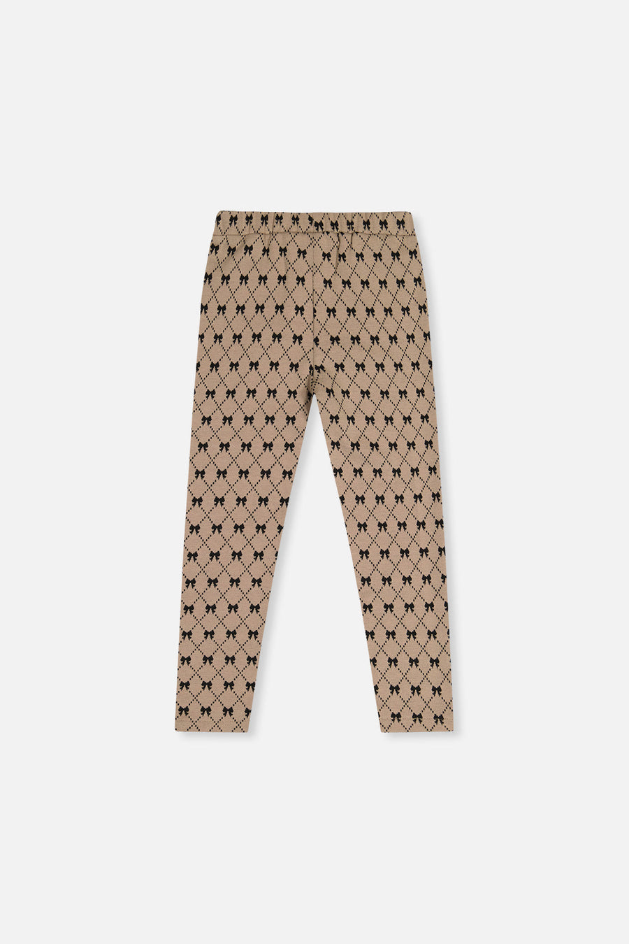 Treggings Beige Bow Tie Print - J20Q20_2J306