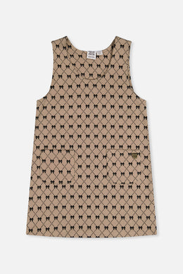 Jumper Beige Bow Tie Print - J20Q40_2J306