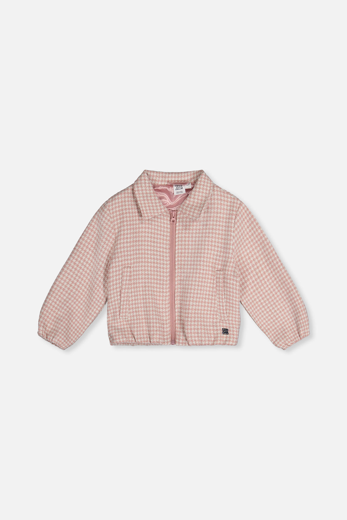 Bomber Jacket Pink Houndstooth - J20Q53_2J308