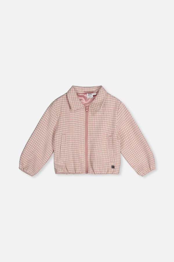 Bomber Jacket Pink Houndstooth - J20Q53_2J308