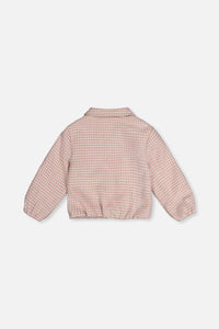 Bomber Jacket Pink Houndstooth - J20Q53_2J308