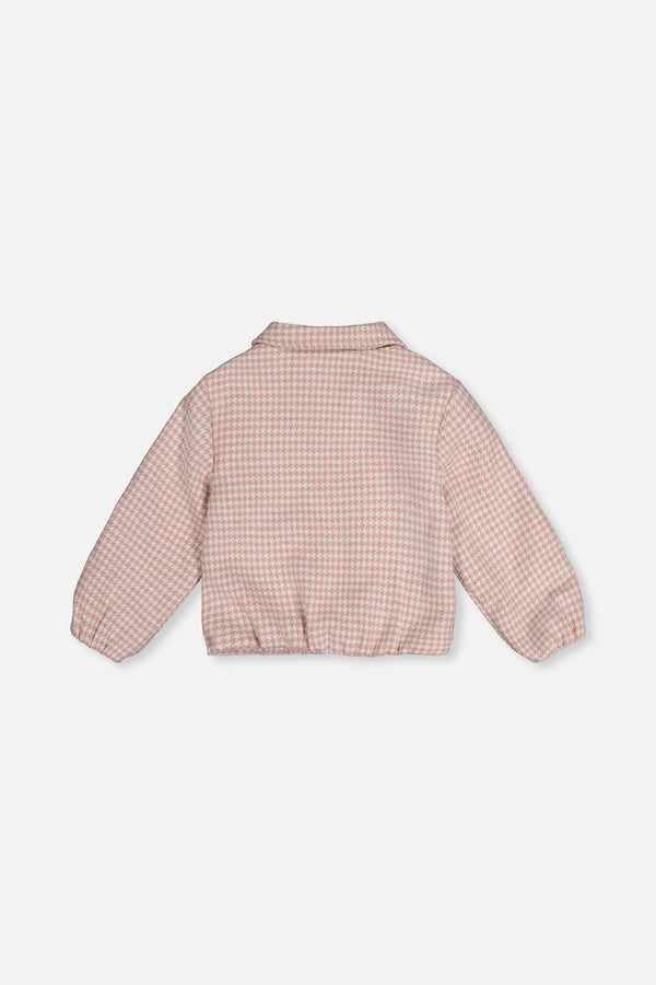 Bomber Jacket Pink Houndstooth - J20Q53_2J308