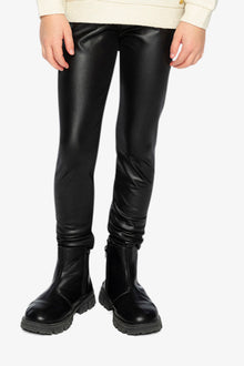 Faux Leather Leggings Black - J20Q60_09990