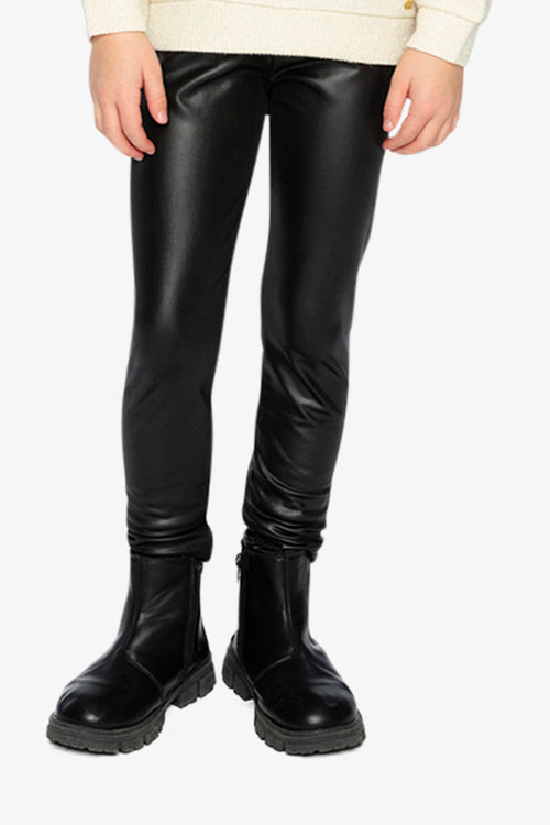Faux Leather Leggings Black - J20Q60_09990