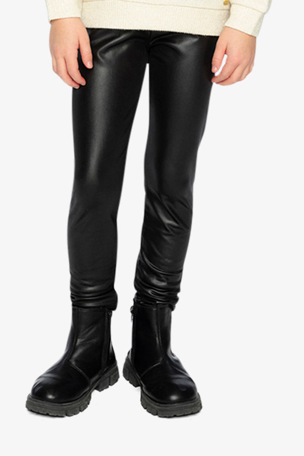 Faux Leather Leggings Black - J20Q60_09990