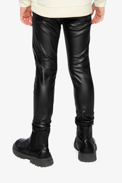 Faux Leather Leggings Black - J20Q60_09990