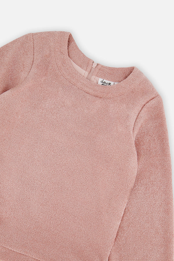 Bi-Material Dress Dusty Pink - J20Q92_06840