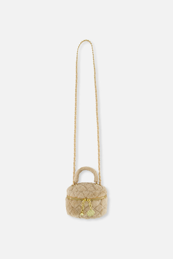 Faux Fur Small Bag Beige - J20QA1_01160