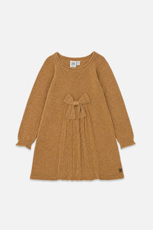 Knitted Dress Brown Cinnamon